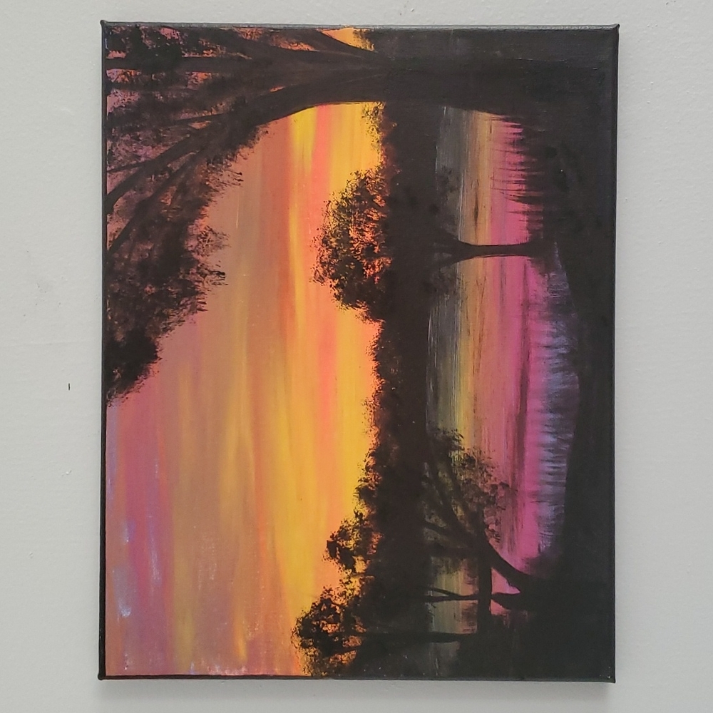 "Black Warrior River Sunset Series" Original Art